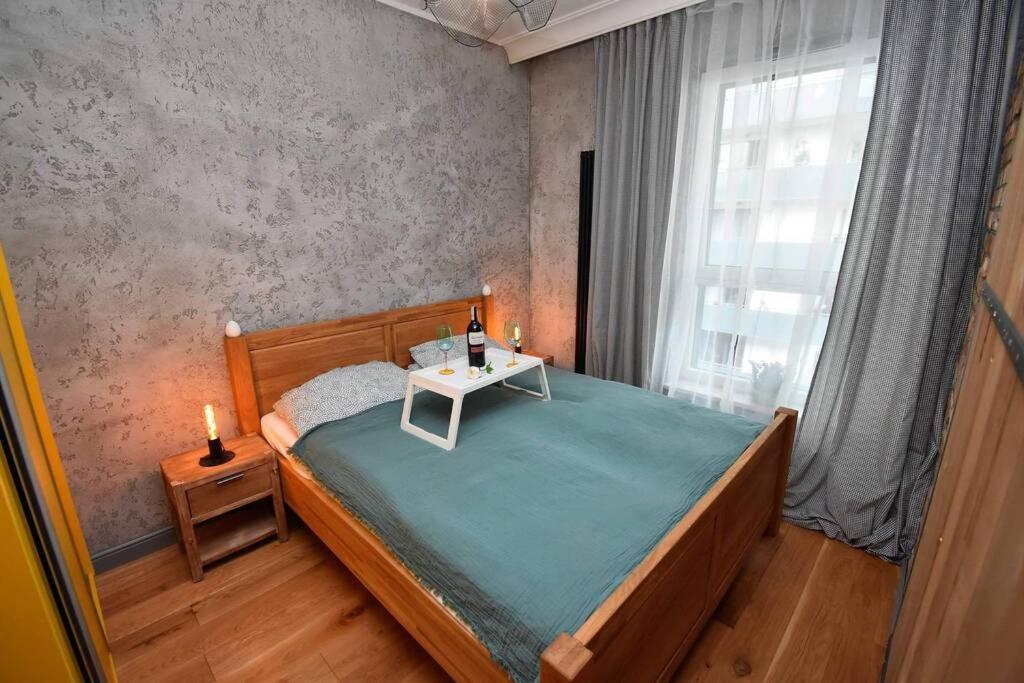 Apartament Blue Bastion Walowa 23C Z Klimatyzacja I Miejscem Parkingowym W Podziemnym Parkingu Gdańsk Exterior foto