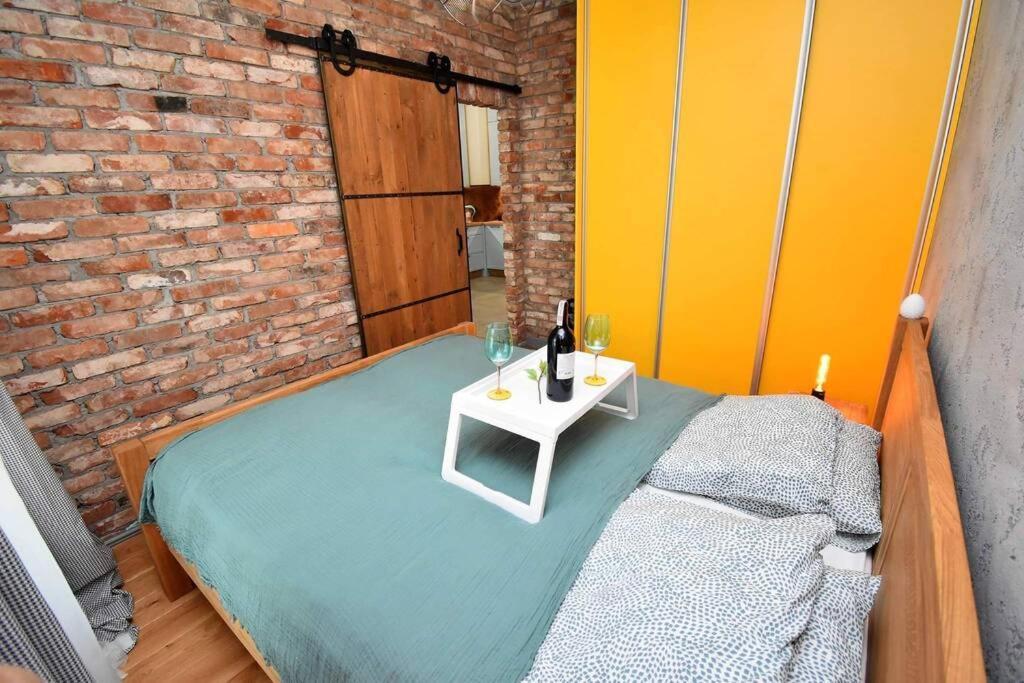 Apartament Blue Bastion Walowa 23C Z Klimatyzacja I Miejscem Parkingowym W Podziemnym Parkingu Gdańsk Exterior foto